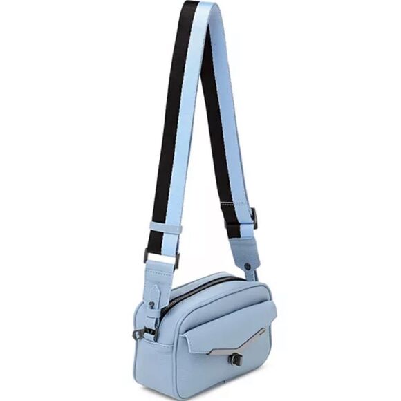 Botkier Valentina Mini Camera Crossbody in Cadet Blue/Gunmetal - Picture 6 of 6
